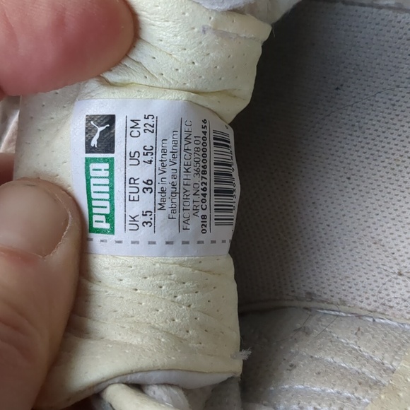 Puma Basket shoes sz 4.5 - Picture 2 of 3